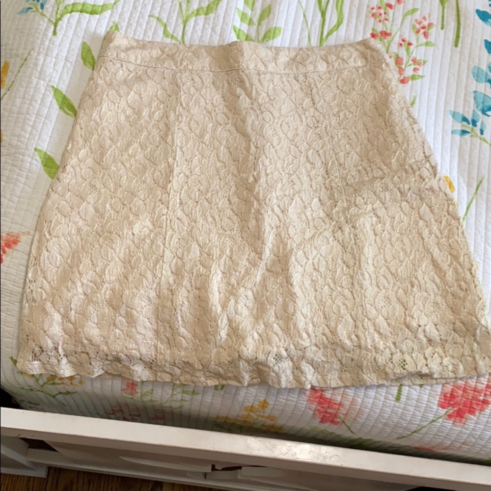 Hollister lace skirt